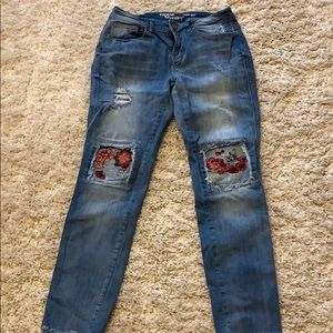 Hippie laundry ankle jeans